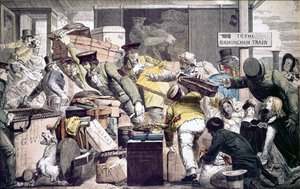 1846年6月6日、グロスターシャー州グロスターでのゲージの休憩 作： English School